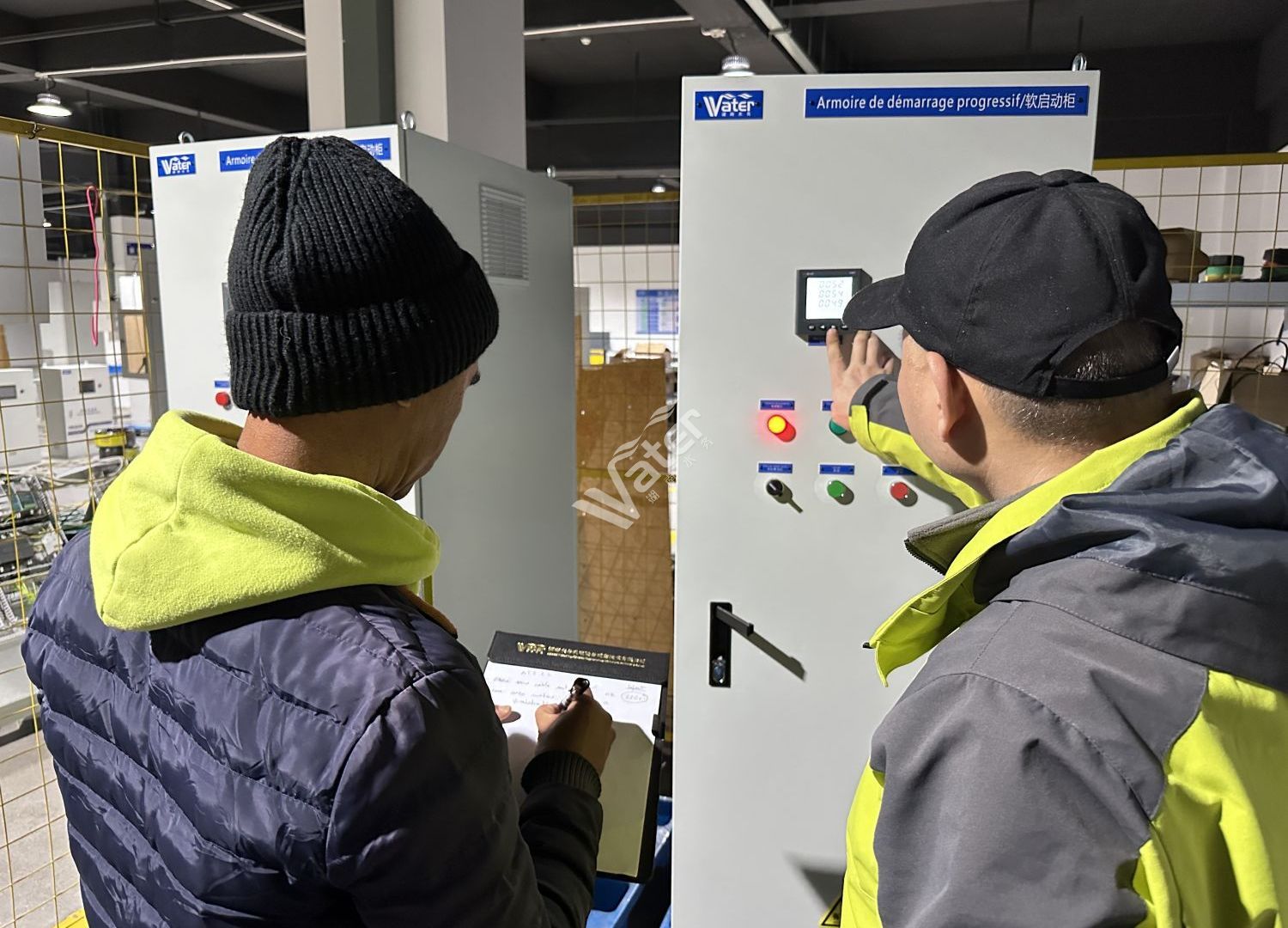 海外客户到访湖南水务机电，顺利完成设备验收工作